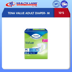 TENA VALUE LAMPIN DEWASA 10'S- M